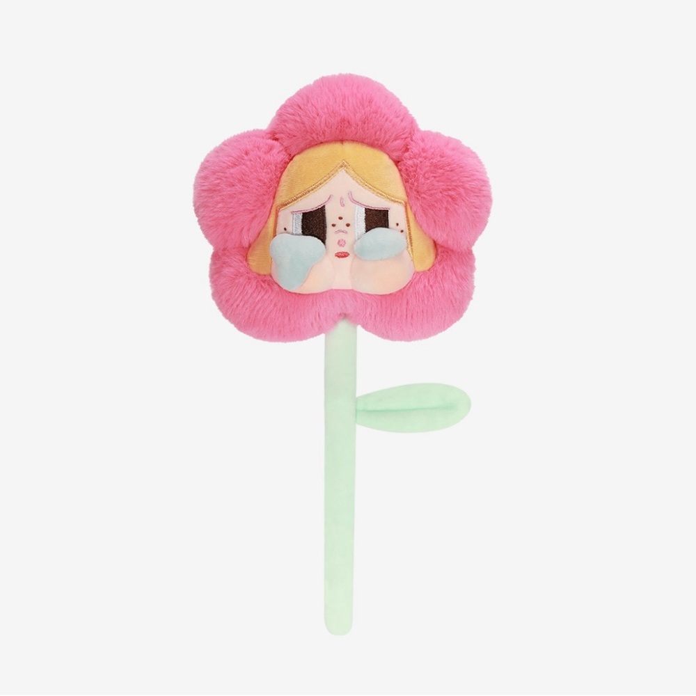 Pop Mart Crybaby Sad Club Series Plush Flower Blind Box - Rouge Pink